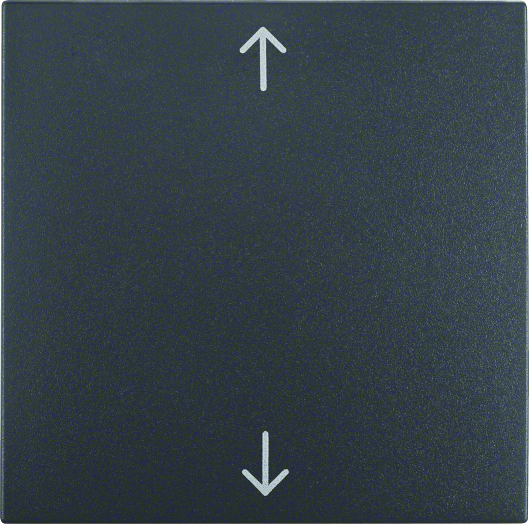 Vipu 1-osainen verhokytkimelle/-painikkeelle, S.1/B.x, antrasiitti matta