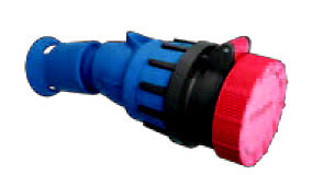 Voimajatkopistorasia kytkimellä 3P+N+E 32A 400V IP66 IP67 IP69 1-10mm2 6h