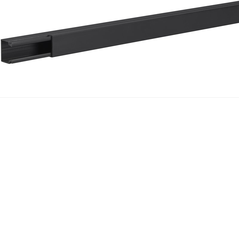 Asennuskanava LF 20x19mm, PVC, grafiitinmusta