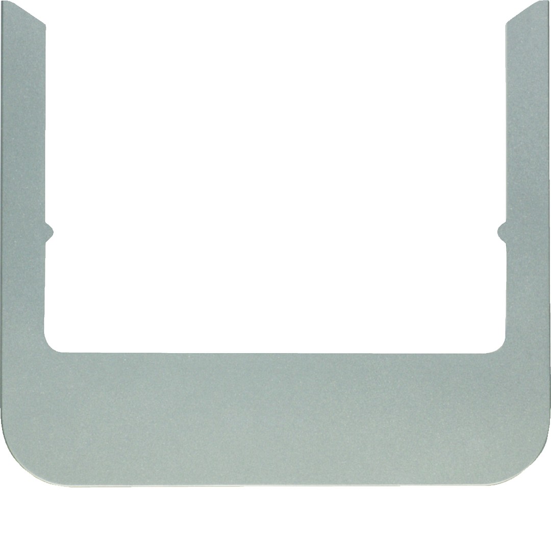 Designkehys huonesäätimelle 75740101 Berker R.1 ruostumaton teräs, metalli matta