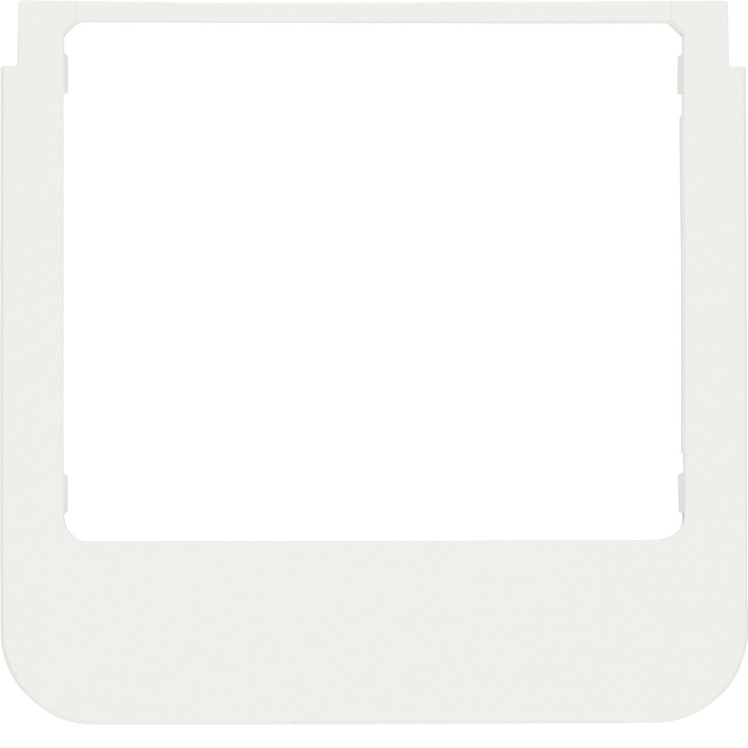 Designkehys huonesäätimelle 75740101 Berker R.1 puhtaanvalkoinen kiiltävä