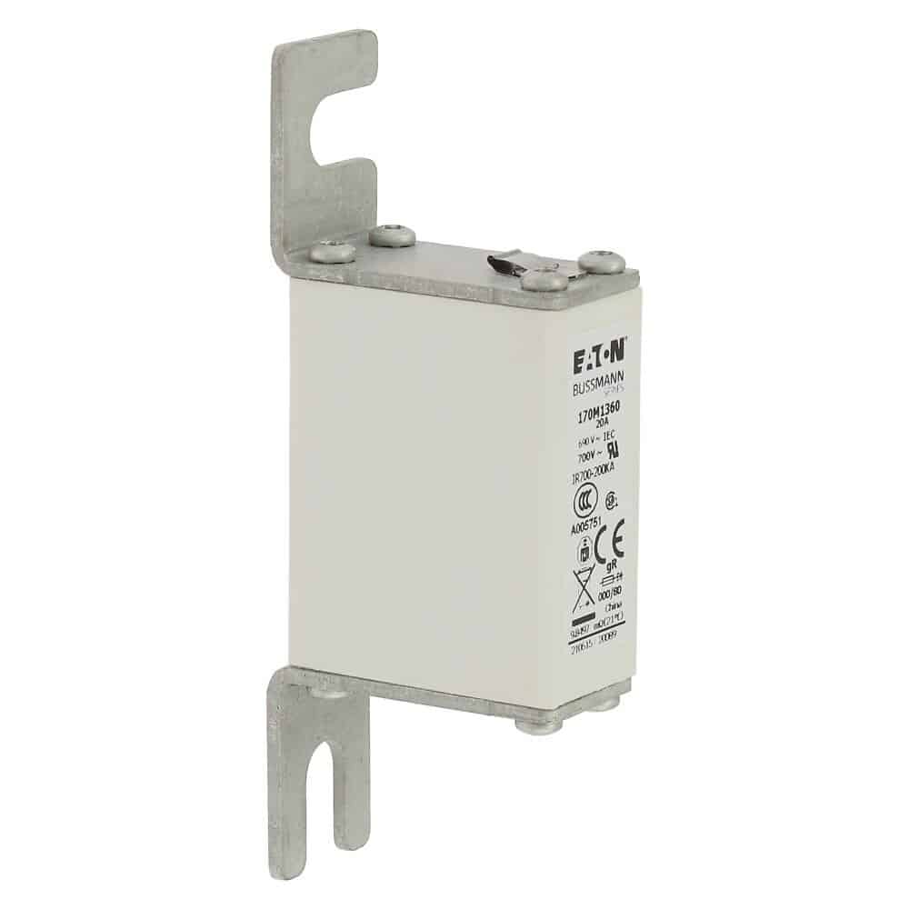Erikoisnopea kahvasulake 20A 690VAC DIN 000 gR IEC
