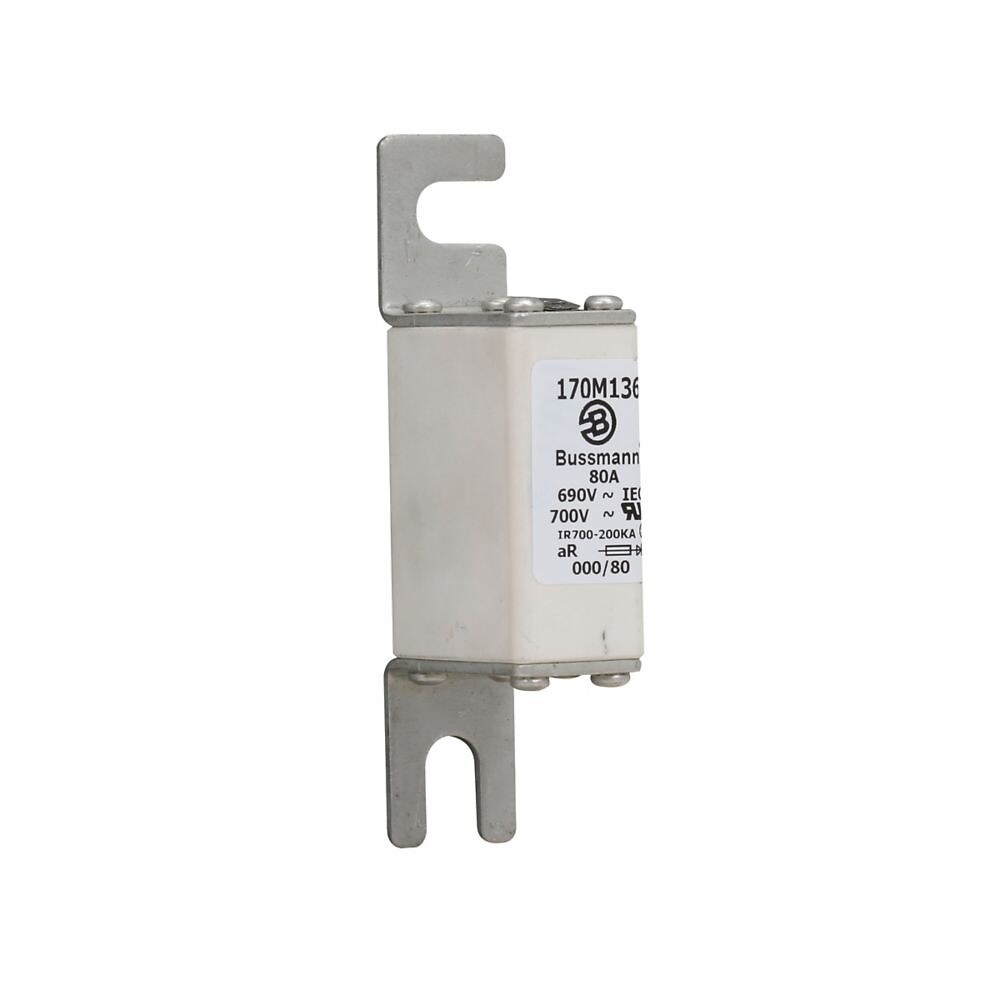 Erikoisnopea kahvasulake 80A 690VAC DIN 000 aR IEC
