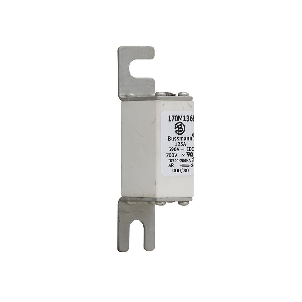 Erikoisnopea kahvasulake 125A 690VAC DIN 000 aR IEC