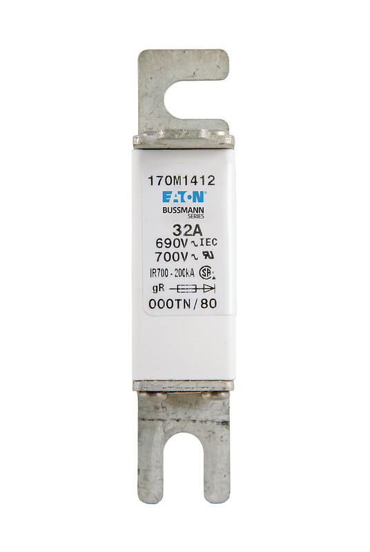 Erikoisnopea kahvasulake 20A 690VAC DIN 000 gR IEC