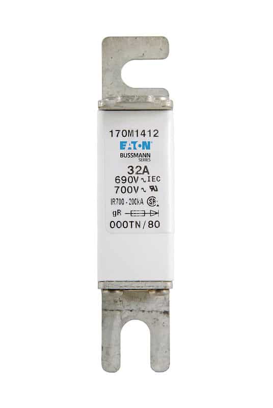 Erikoisnopea kahvasulake 25A 690VAC DIN 000 gR IEC