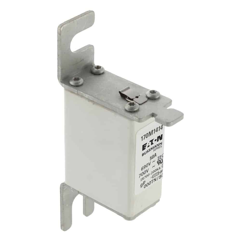 Erikoisnopea kahvasulake 50A 690VAC DIN 000 gR IEC