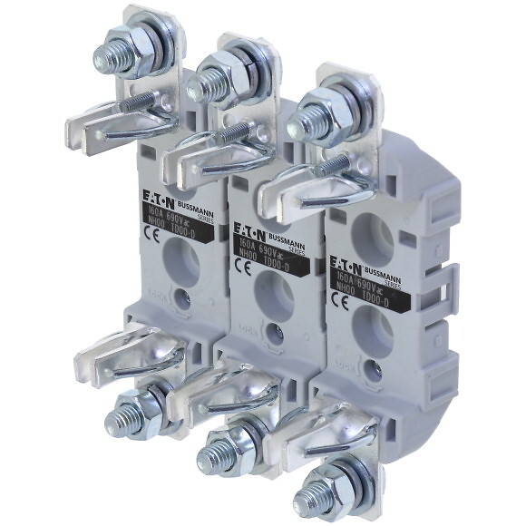 Kahvavarokealusta TD00-D 3N NH00/000 690VAC pultti M8