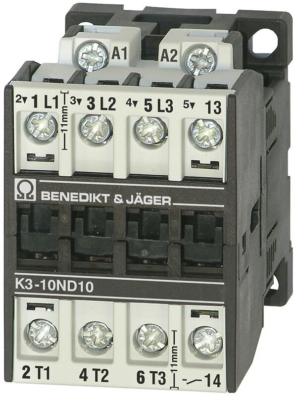 Kontaktori K3-10ND01 4kW 3s 1a ak 230V