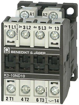 Kontaktori K3-22ND10 11kW 3s 1s ak 24VAC