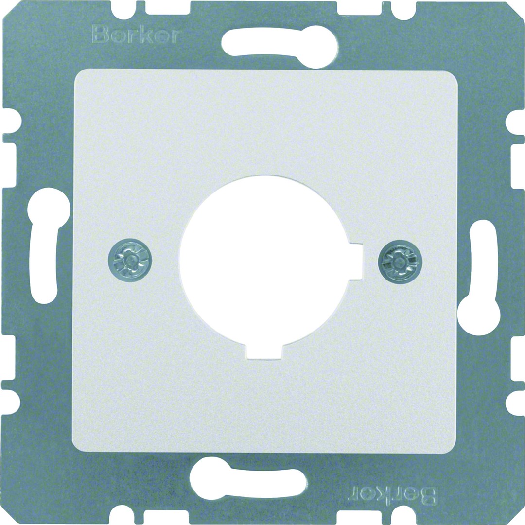 Keskiölevy 50×50 kalusteille Ø22.5mm asennusaukolla, alumiini matta maalattu