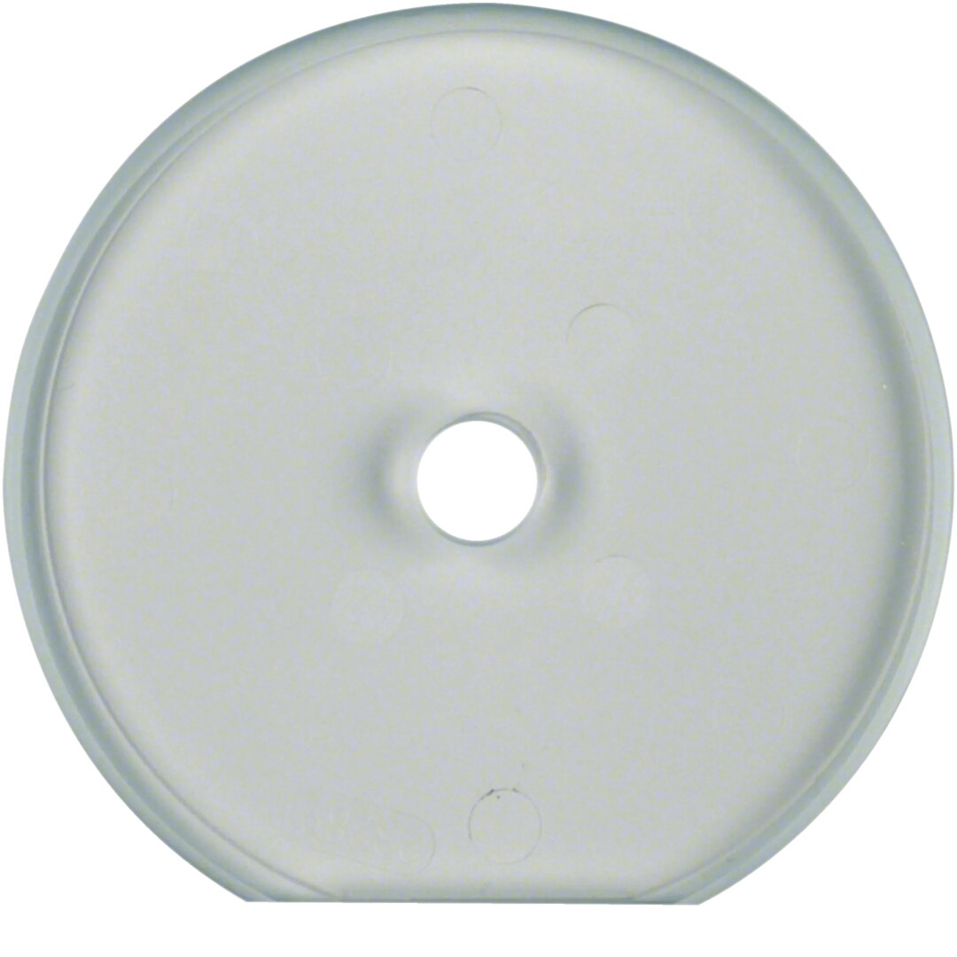 Peitelevy 1-osainen kiertokytkimelle/-painikkeelle pääty, Glas, lasi kirkas