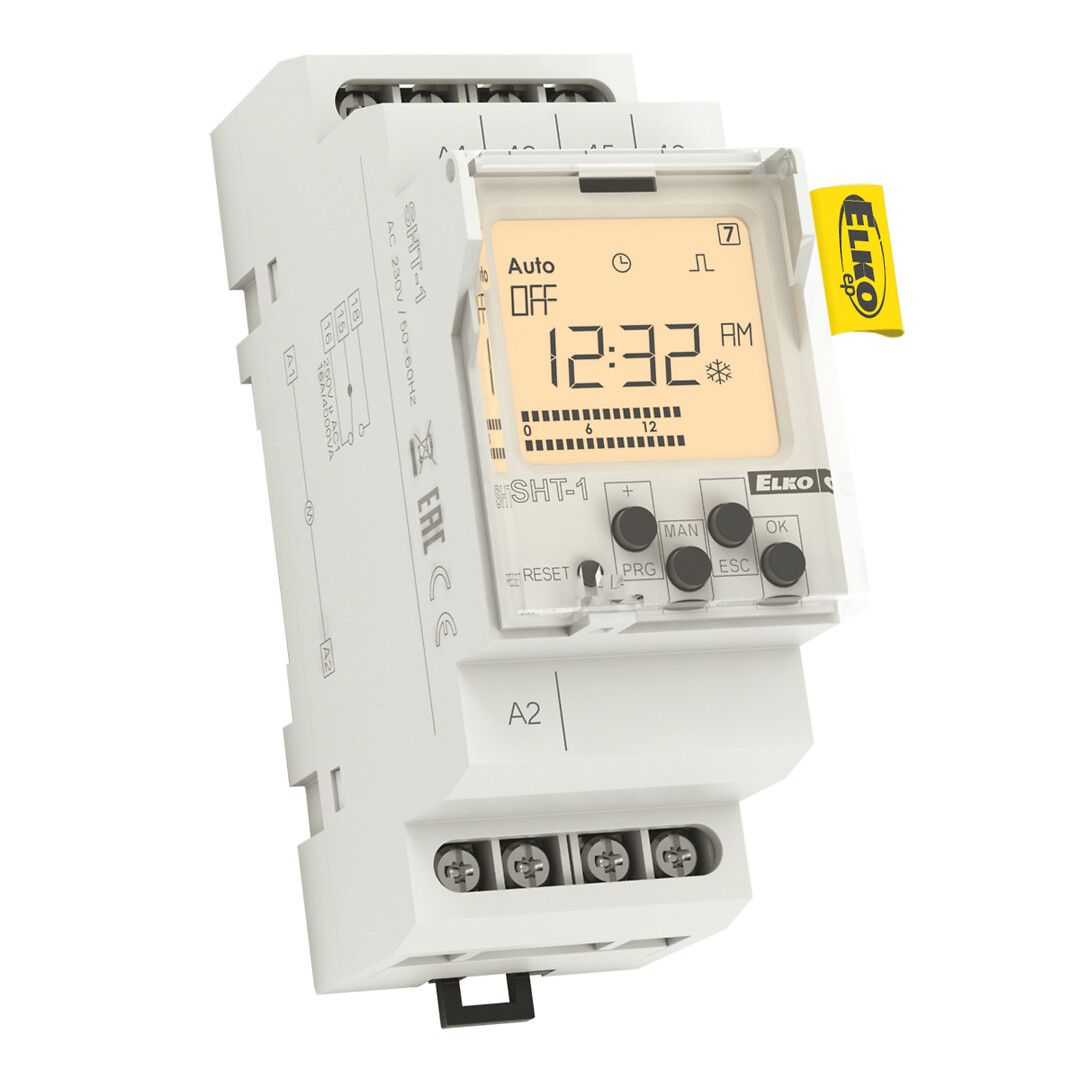 Kellokytkin digitaalinen SHT-1 vko 1-kan 16A 230VAC