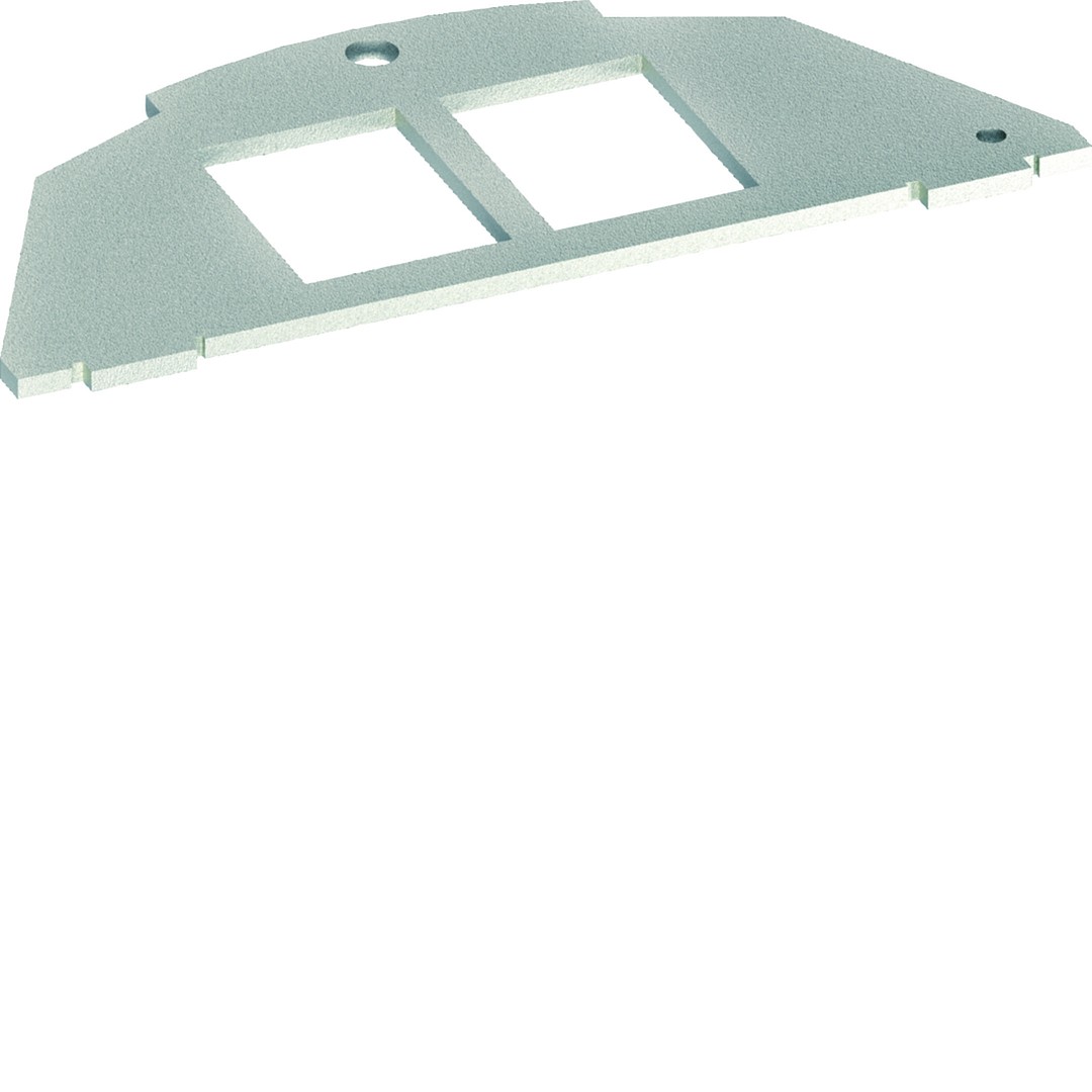 Asennuslevy 2-osainen tyyppi 01 Keystone 19,3×14,8