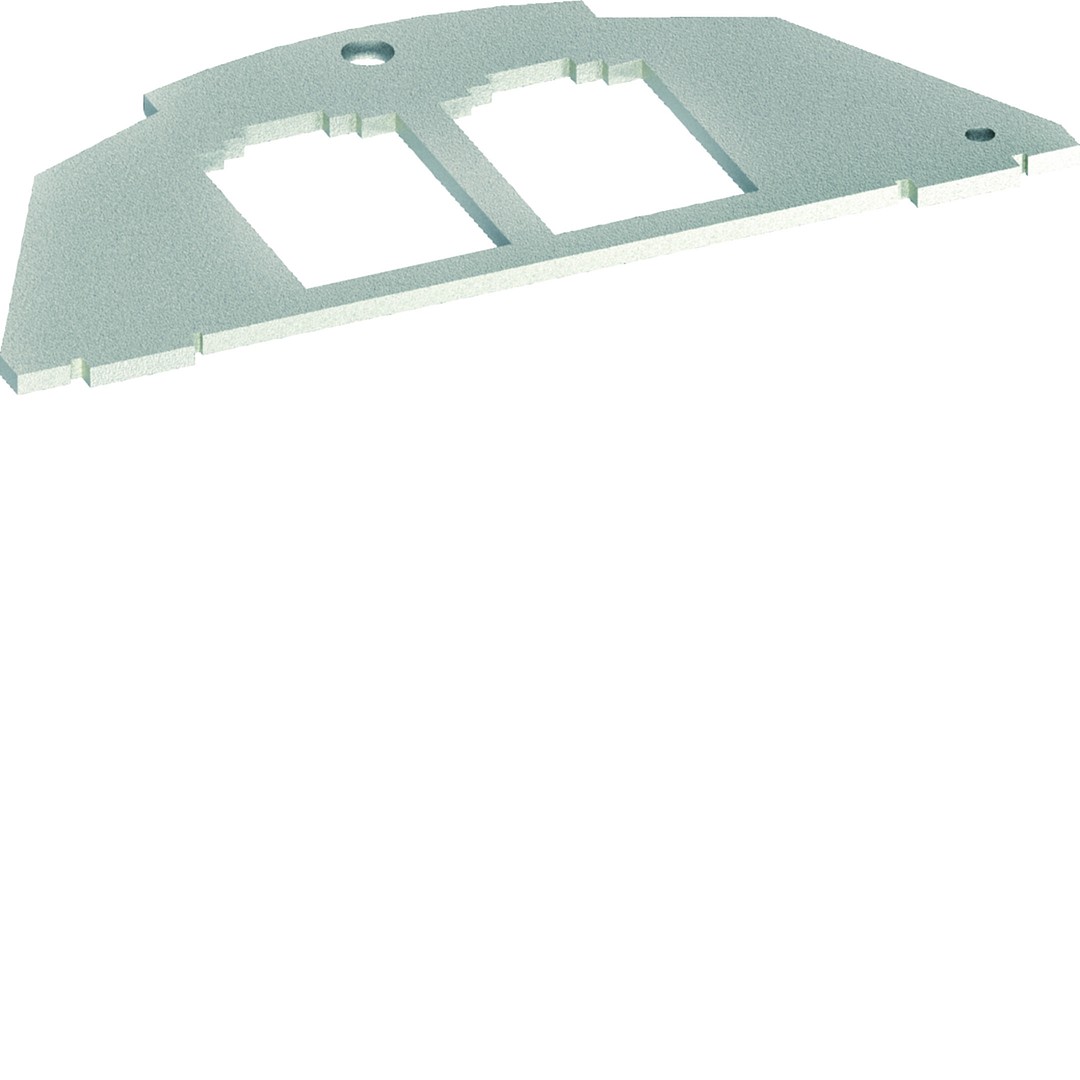 Asennuslevy 2-osainen tyyppi 03 BTR 19,5×14,85