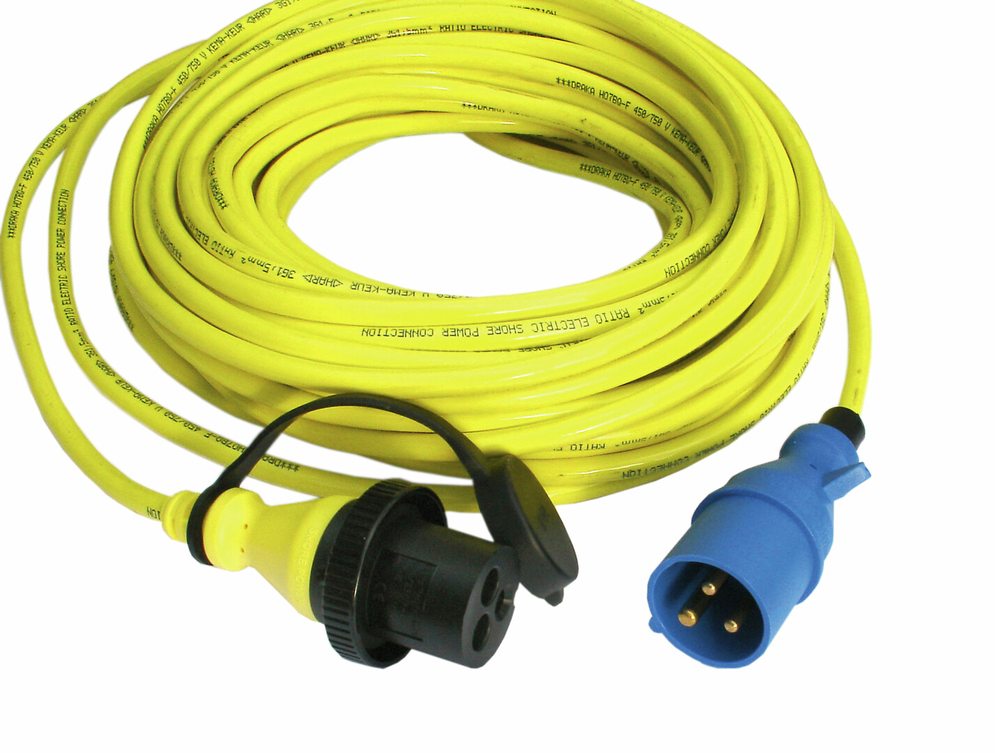 Shore Power Cord 25m 16A/250Vac (3×2,5sqmm)