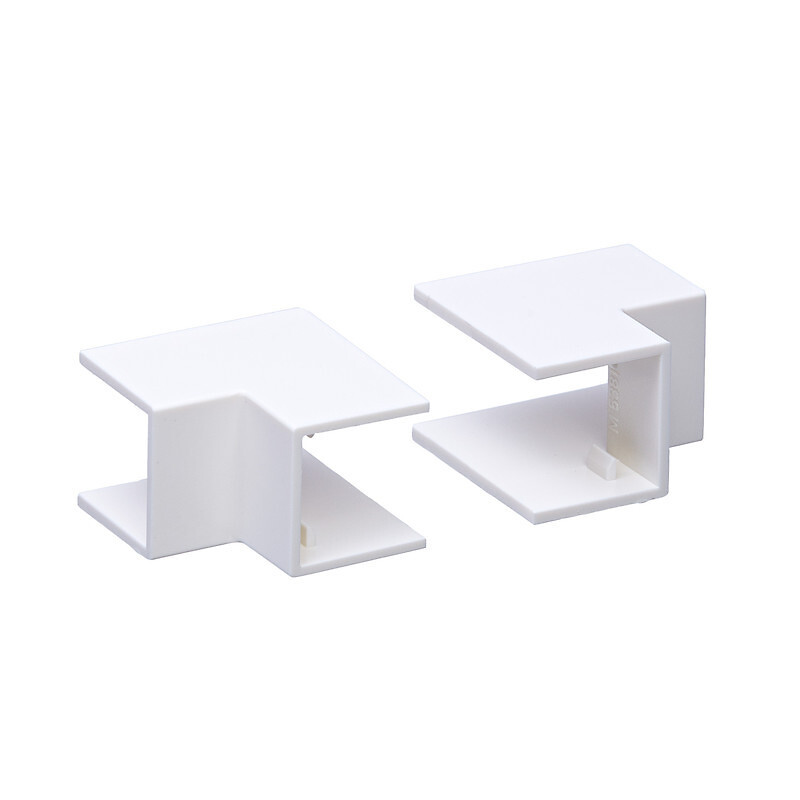 Sisäkulma halogeeniton kanavalle LF15x15mm, liikenteenvalkoinen, 10kpl