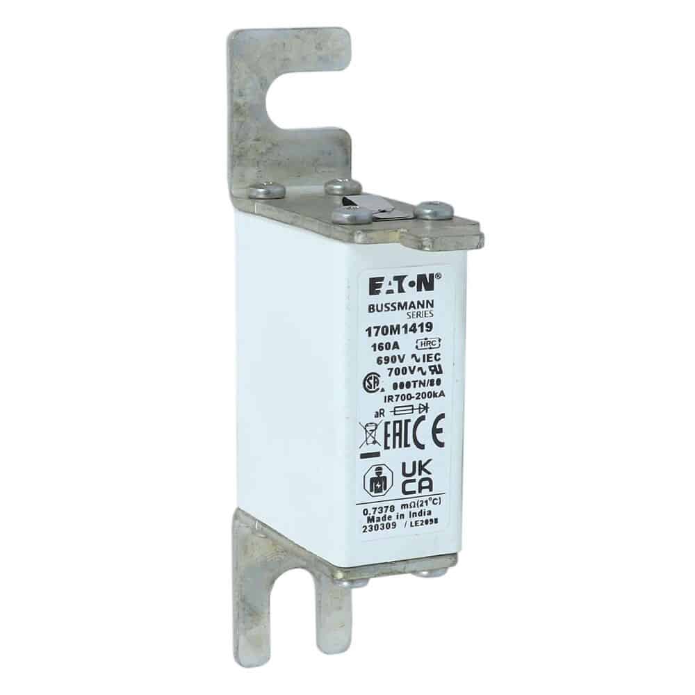 Erikoisnopea kahvasulake 160A 690VAC DIN 000 aR IEC