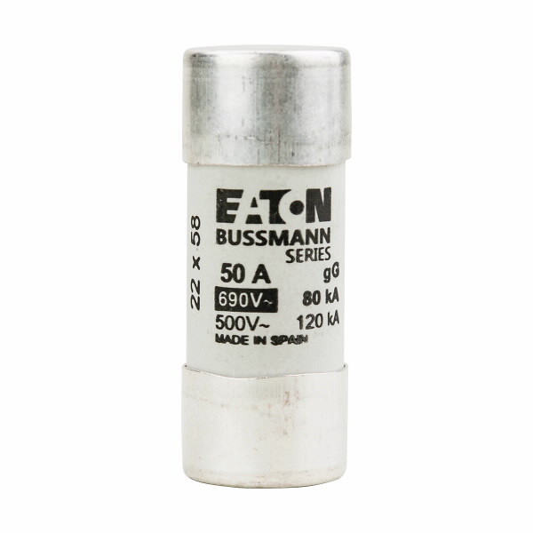 Keraaminen putkisulake 690VAC koko 22×58 mm gG-gL IEC
