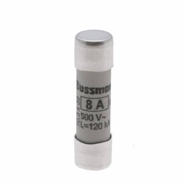 Keraaminen putkisulake 8A 500 VAC koko 10x38mm gG-gL IEC
