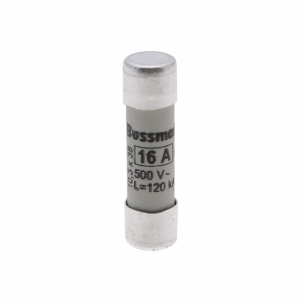 Keraaminen putkisulake 16A 500 VAC koko 10x38mm gG-gL IEC