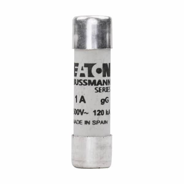 Keraaminen putkisulake 1A 500 VAC koko 10x38mm gG-gL IEC