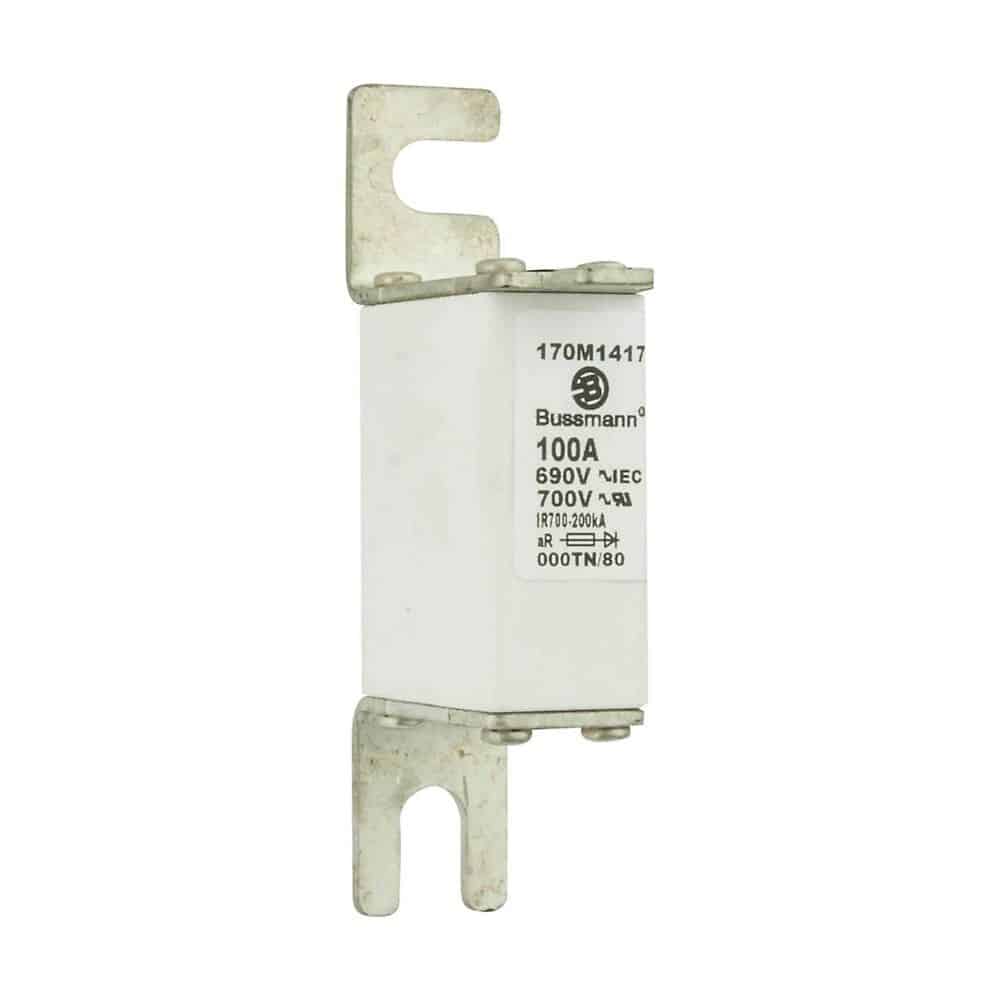 Erikoisnopea kahvasulake 100A 690VAC DIN 000 aR IEC