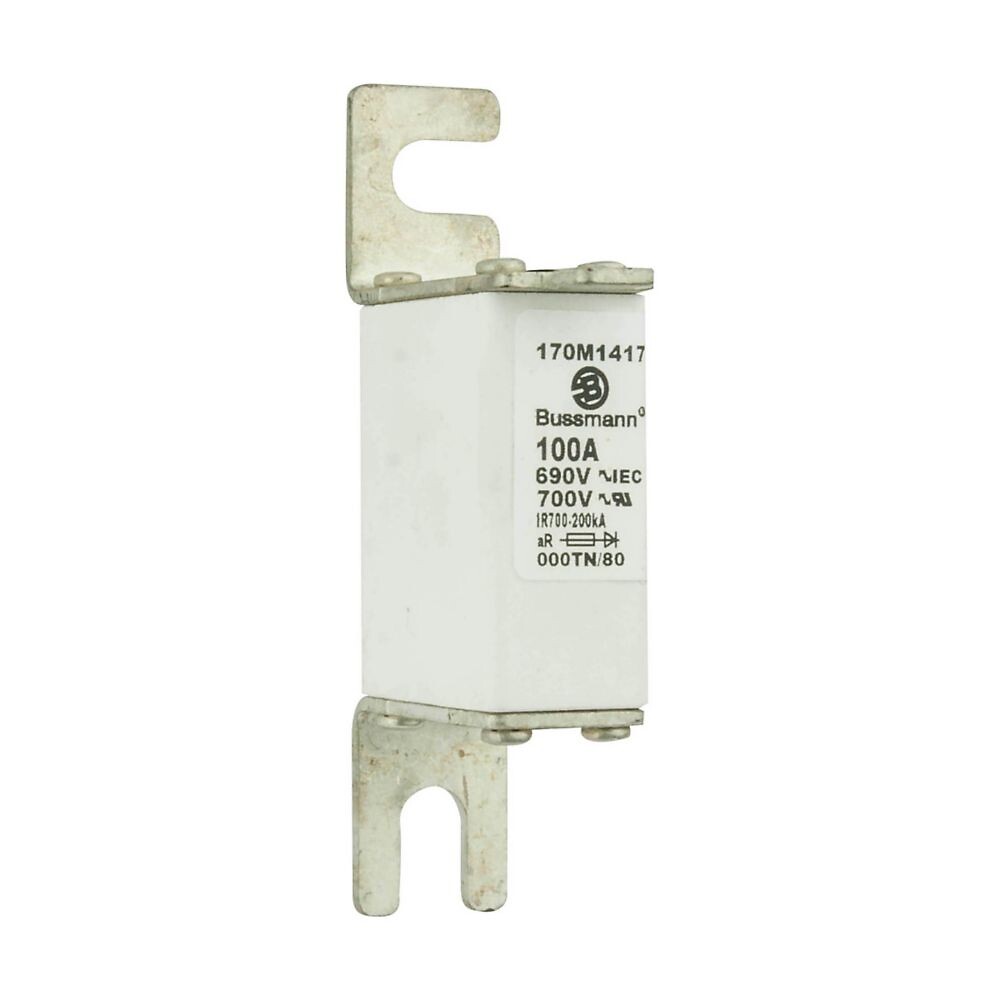 Erikoisnopea kahvasulake 100A 690VAC DIN 000 aR IEC