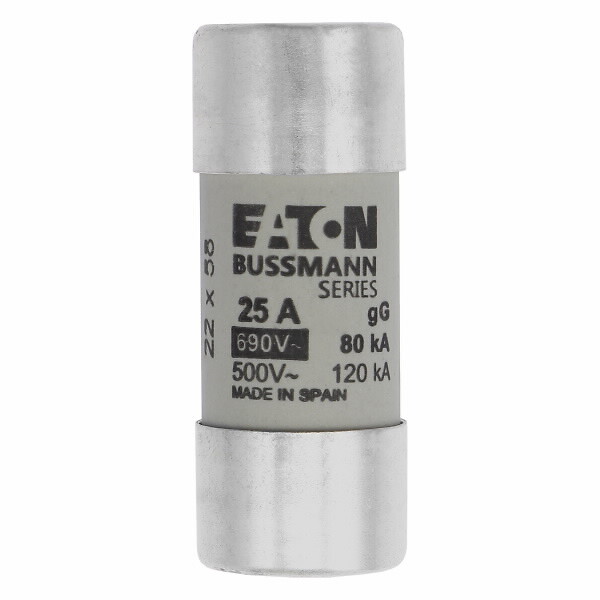 Keraaminen putkisulake 690VAC koko 22×58 mm gG-gL IEC