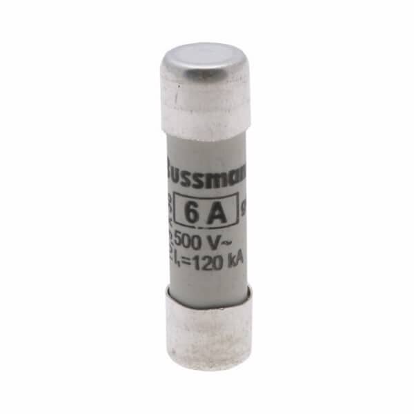 Keraaminen putkisulake 6A 500 VAC koko 10x38mm gG-gL IEC