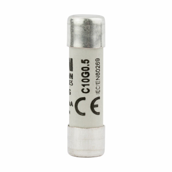 Keraaminen putkisulake 05A 500 VAC koko 10x38mm gG-gL IEC