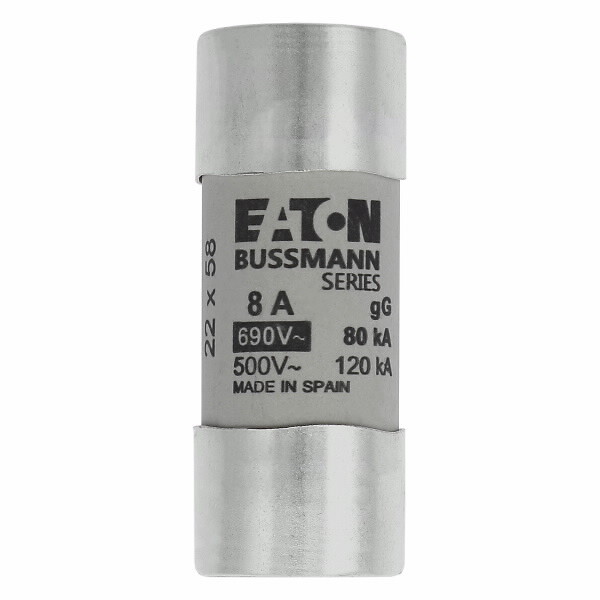 Keraaminen putkisulake 690VAC koko 22×58 mm gG-gL IEC