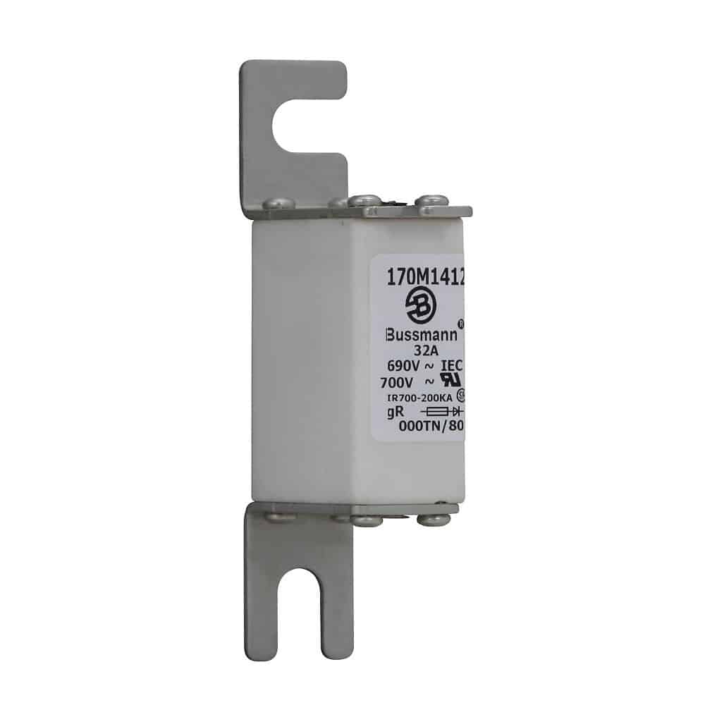 Erikoisnopea kahvasulake 32A 690VAC DIN 000 gR IEC