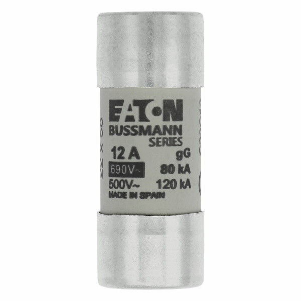 Keraaminen putkisulake 690VAC koko 22×58 mm gG-gL IEC