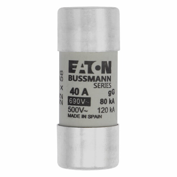 Keraaminen putkisulake 690VAC koko 22×58 mm gG-gL IEC