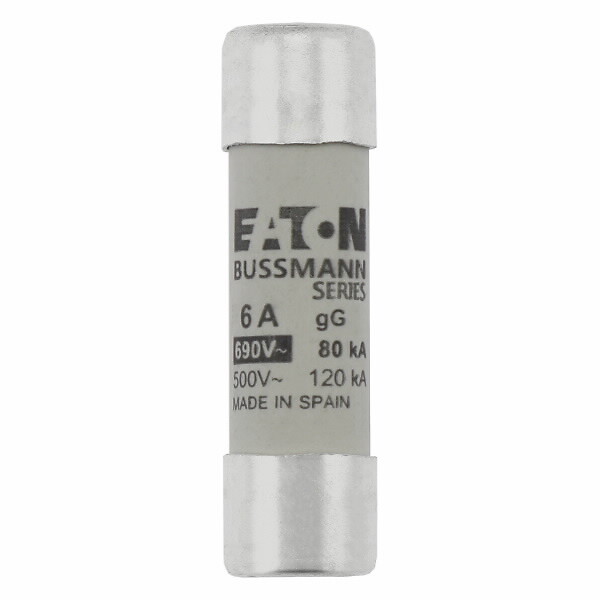 Keraaminen putkisulake 6A 690VAC koko 14x51mm gG-gL IEC
