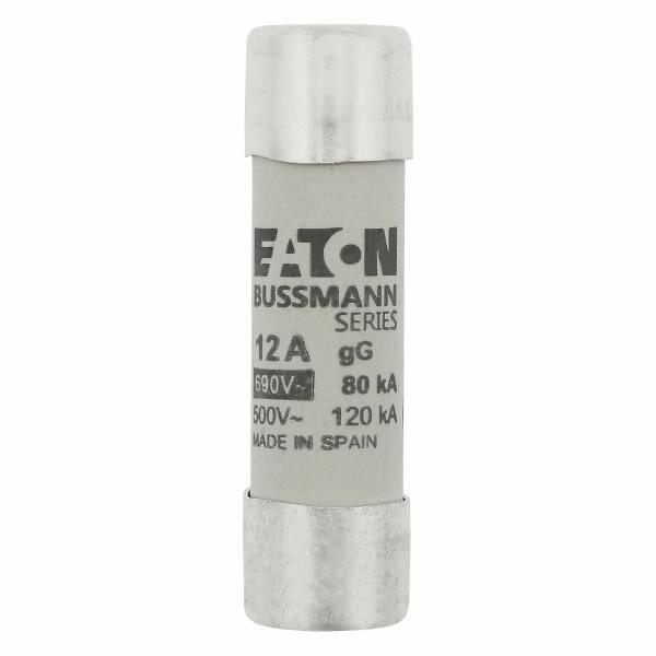 Keraaminen putkisulake 12A 690VAC koko 14x51mm gG-gL IEC