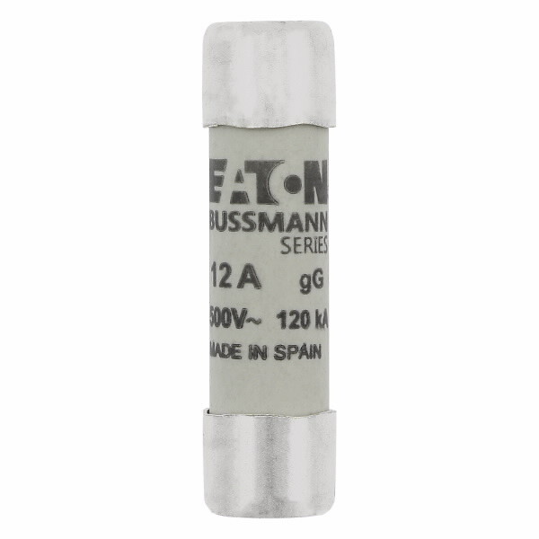 Keraaminen putkisulake 12A 500 VAC koko 10x38mm gG-gL IEC