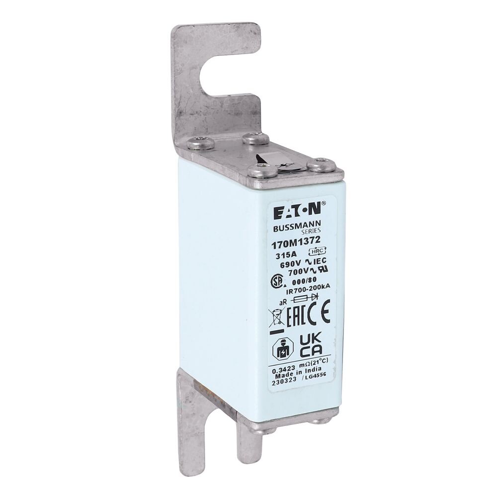 Erikoisnopea kahvasulake 315A 690VAC DIN 000 aR IEC