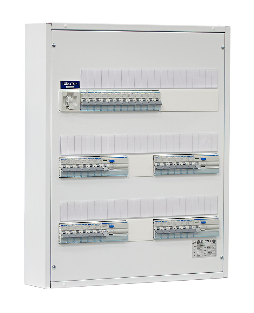 Ryhmäkeskus IP30 pinta/uppo In=50A, JSK 18xC10A+18xC16A, 4xVVSK