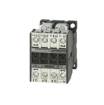Kontaktori K3-10ND10 4kW 3s 1s ak 24VDC