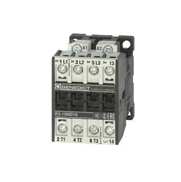 Kontaktori K3-10ND10 4kW 3s 1s ak 24VDC