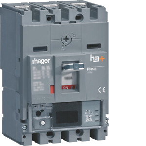 Kompaktikatkaisija h3+ p160 mittaust. Energy-suojareleellä 3-napainen 160A 25kA