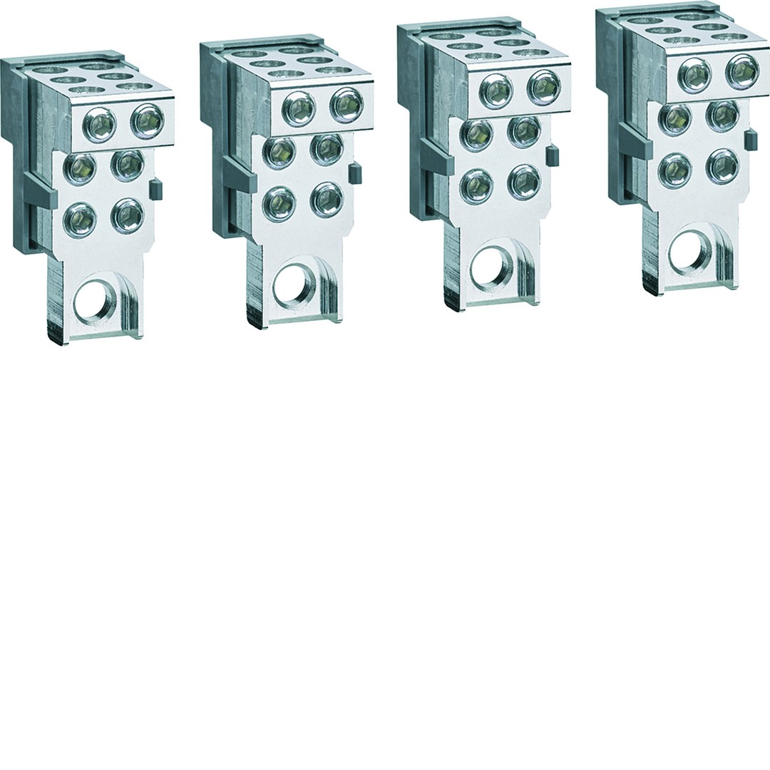 Kytkentäliitin P250 ulkopuolinen asennus Cu/Al 4N 6x 6-35mm²