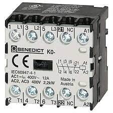 Mikrokontaktorir 2,2kW 2s 2a 400V 48-50V 50Hz 48-52 60Hz