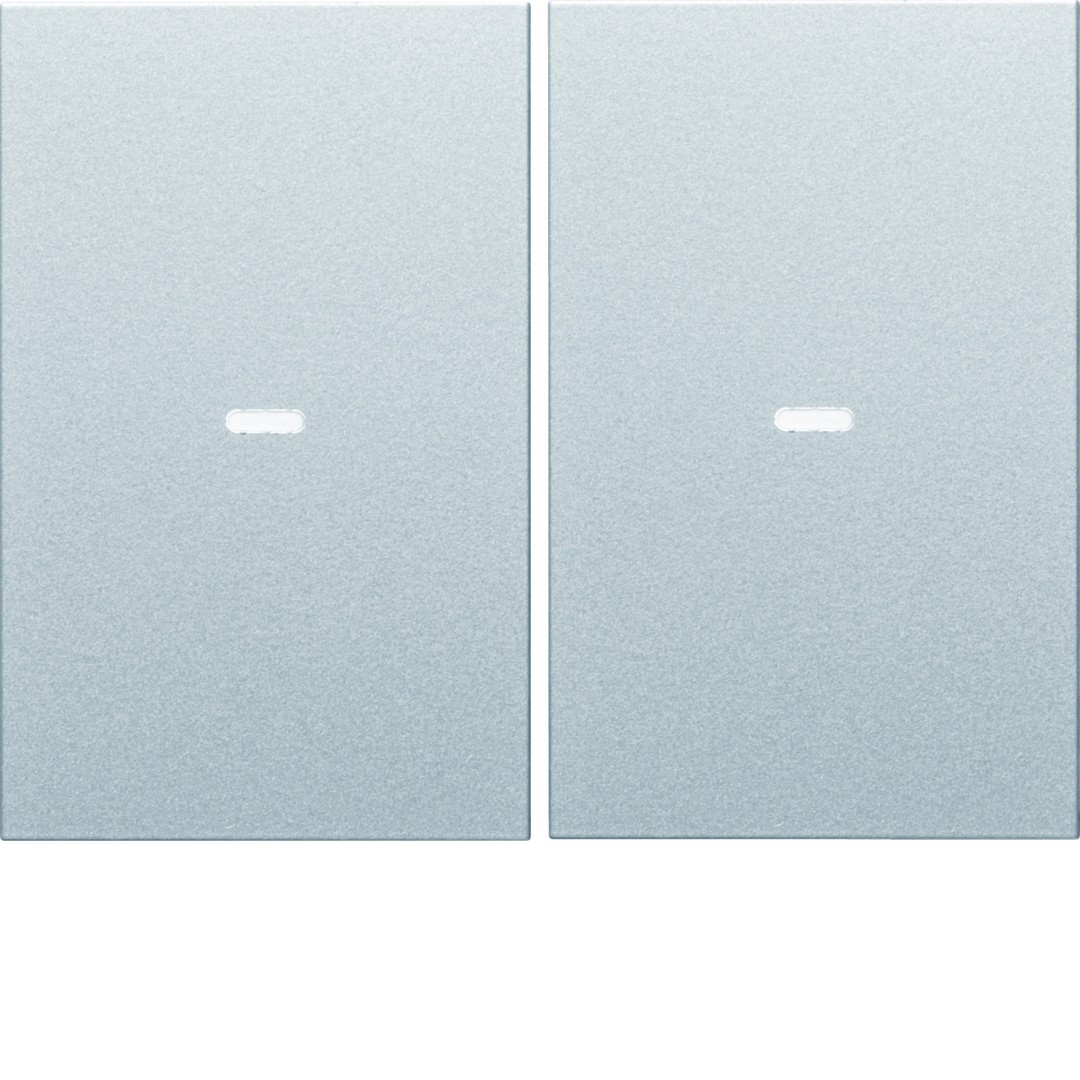 Vipu painikemoduulille 2-osainen linssillä K.5 alumiini, maalattu