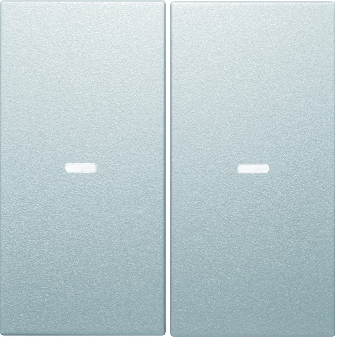 Vipu painikemoduulille 2-osainen linssillä S.1/B.x alumiini, matta