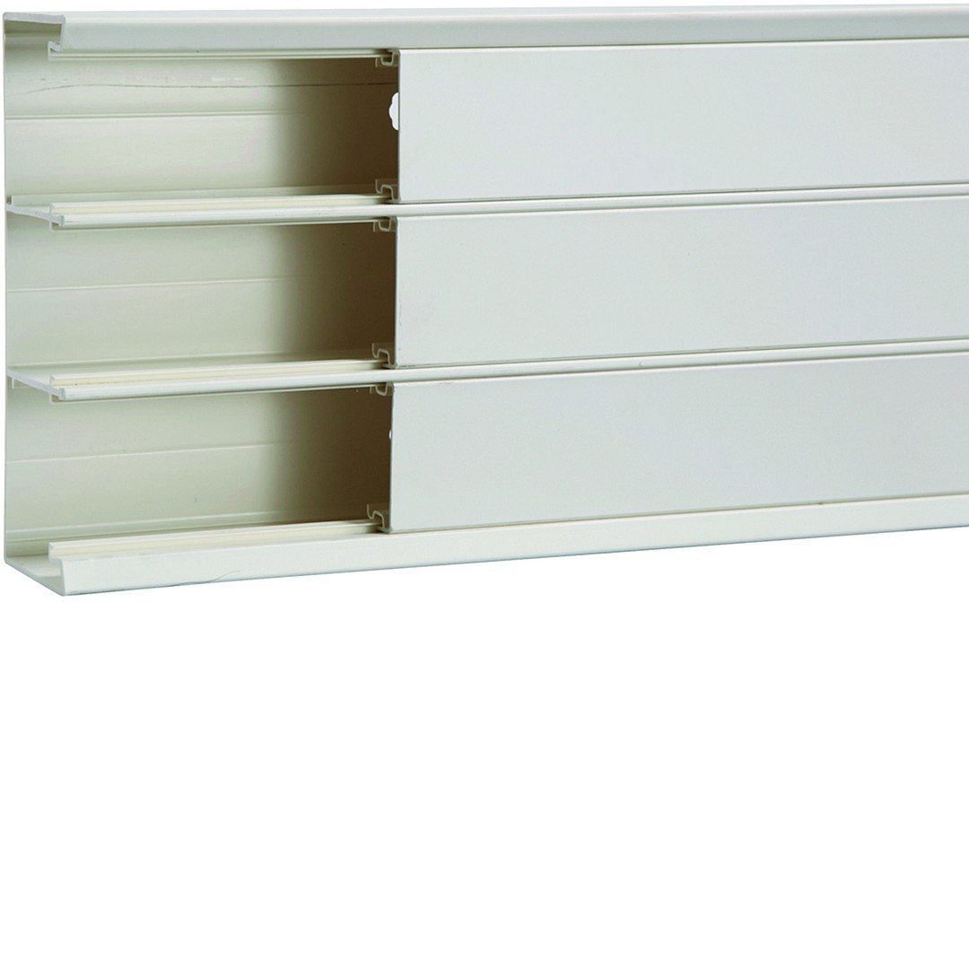 Johtokanava kannella GBD 56x162x2000, liikenteenvalkoinen, kova PVC