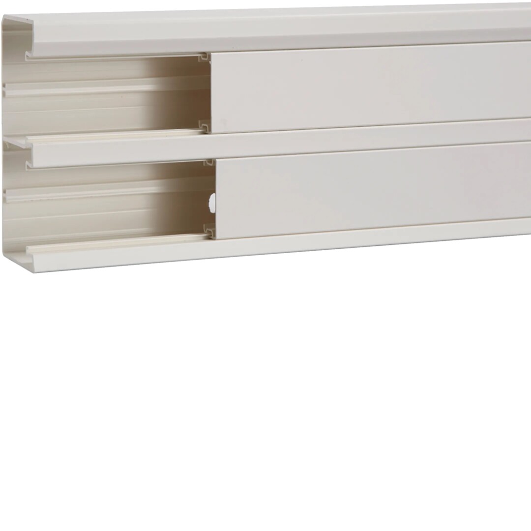 Johtokanava kannella GBD 56x134x2000, liikenteenvalkoinen, kova PVC