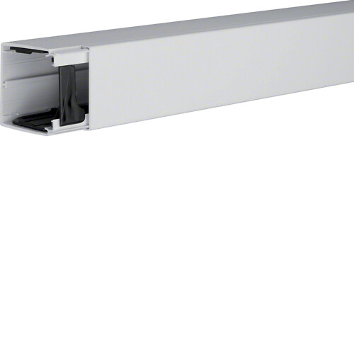 Asennuskanava PVC-muovista LF 60x60mm vaaleanharmaa